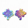 Ion Plating(IP) 201 Stainless Steel Pendants LS-X-STAS-R114-028-2