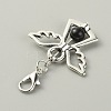 Alloy Angel Pendant Decorations FIND-TAC0005-22L-2