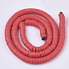 Handmade Polymer Clay Beads LS-CLAY-R067-3.0mm-30-2