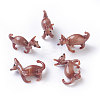 Handmade Lampwork Puppy Home Display Decorations LAMP-L075-019-1