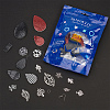 DIY PU Leather Dangle Earring Making Kits DIY-SC0001-35-7