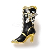 Fashion Golden Zinc Alloy Enamel Pins JEWB-D068-01G-02-1