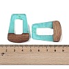 Resin & Wood Pendants WOOD-F015-11C-3