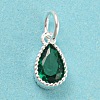 925 Sterling Silver Birthstone Charms STER-G035-01B-02-1