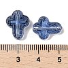 Transparent Spray Paint Glass Beads GLAA-Z011-04H-3
