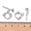 Brass Toggle Clasps X-KK-B129-20P-3