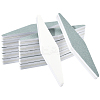 20Pcs PVC Sponge Silver Polishing Strips PVC-SC0001-18-7