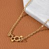 304 Stainless Steel Chemical Symbol Pendant Necklaces NJEW-Z073-03G-04-3