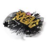New Year's party Iron Hair Clip LS-OHAR-R102-01H-3
