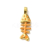 304 Stainless Steel Enamel Pendants LS-FIND-Z102-06G-01-1