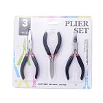 Jewelry Pliers, #50 Steel(High Carbon Steel) Wire Cutter Pliers, Gunmetal,  Yellow, 135x55mm