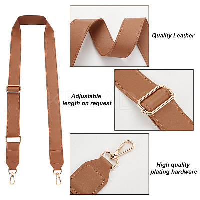 Imitation Leather Adjustable Wide Bag Handles FIND-WH0126-323D-1