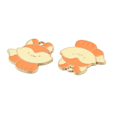 Alloy Enamel Pendants FIND-C037-10G-1