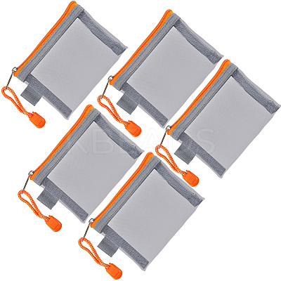 5Pcs Nylon Mesh Pen Bag AJEW-SP0001-89H-1