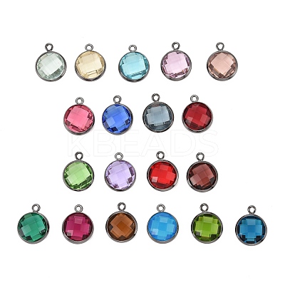 Glass Charms KK-C228-02B-1