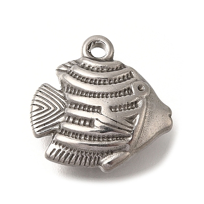 Anti-Tarnish 304 Stainless Steel Pendants STAS-M075-11P-1