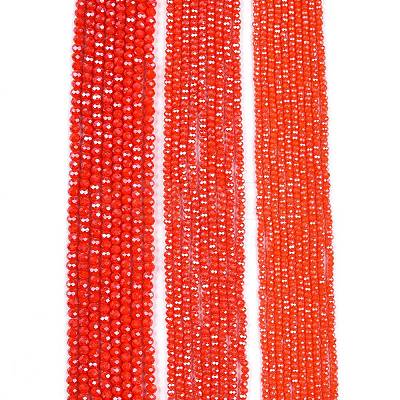Electroplate Glass Beads Strands EGLA-A044-P4mm-A03-1