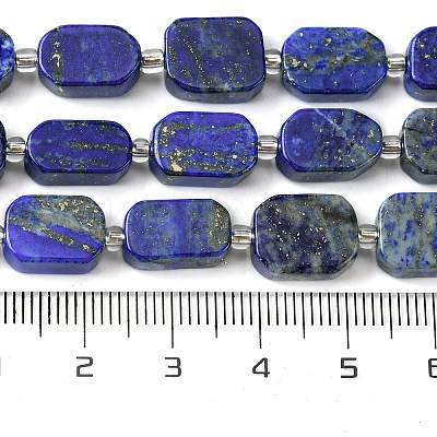 Natural Lapis Lazuli Beads Strands G-C098-A06-01-1