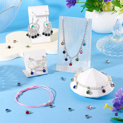 10Pcs Glass Rhinestone Charms STAS-TA0003-26D-1
