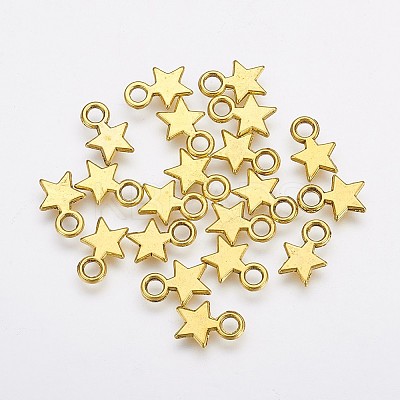 Tibetan Style Stamping Blank Tag Charms Pendants LS-X-TIBEP-A123046-AG-FF-1