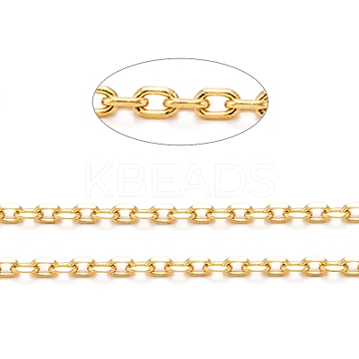 3.28 Feet Ion Plating(IP) 304 Stainless Steel Cable Chains X-CHS-H009-02G-1