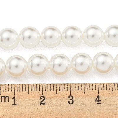 Glass Pearl Beads Strands X-HY-G002-01D-01-1