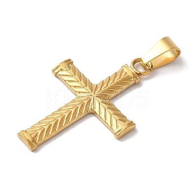 PVD Vacuum Plating 304 Stainless Steel Pendants STAS-L081-040G-03-1