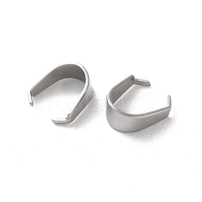 304 Stainless Steel Snap on Bails STAS-V007-02C-P-1