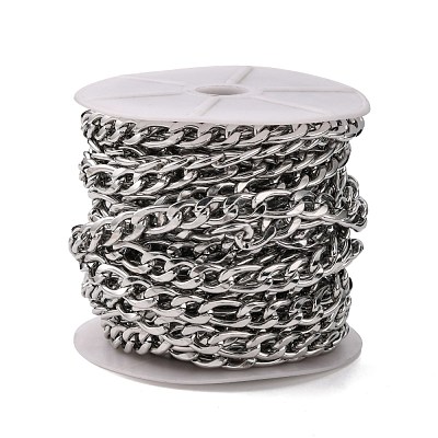 Tarnish Resistant 304 Stainless Steel Mother-Son Figaro Chains CHS-A003H-2.3NK-1