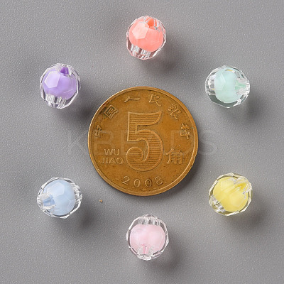 Transparent Acrylic Beads X-TACR-S152-17A-1