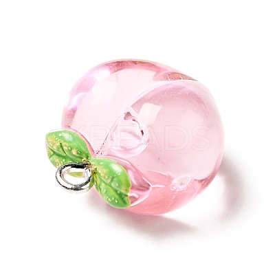 Transparent Resin Pendants LS-X-RESI-C020-01P-1