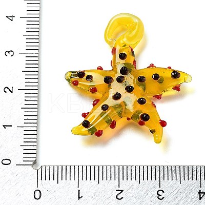Handmade Lampwork Pendants LAMP-A004-05F-1