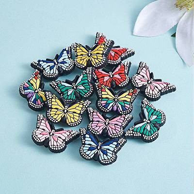 14Pcs 7 Colors Silicone Beads JX752A-1