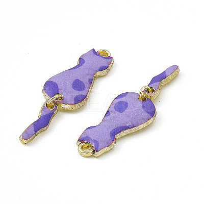 Painted Alloy Pendants PALLOY-P288-03G-04-1