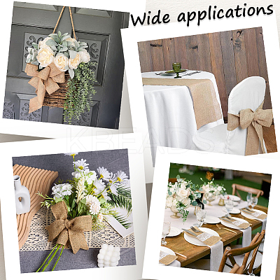 Linen Ribbon DIY-WH0530-67A-1