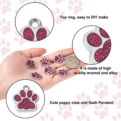 Alloy+Enamel Pendants ENAM-TAC0001-05I-1