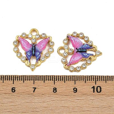 304 Stainless Steel Resin Pendants STAS-L302-18G-1