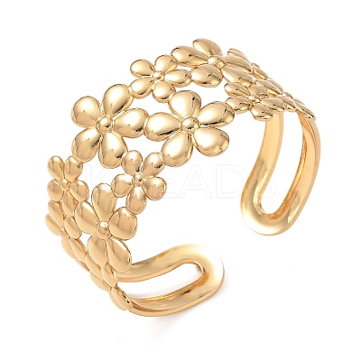 304 Stainless Steel Cuff Bangles SA-CBA46AF-33G-1
