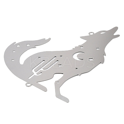 Non-Tarnish 201 Stainless Steel Connector Charms STAS-K257-27P-1
