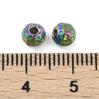 Textured 316 Surgical Stainless Steel Beads STAS-M106-01D-1