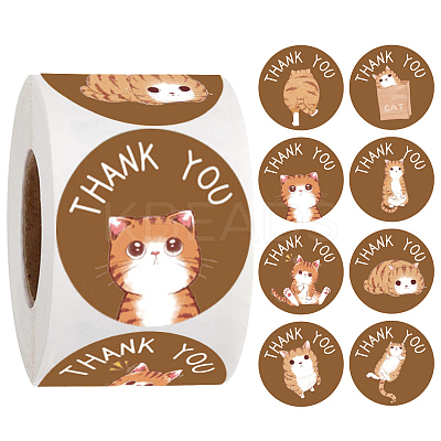 Thank You Stickers Roll STIC-PW0001-120-1