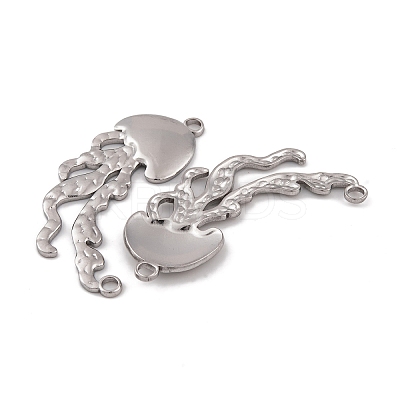 Non-Tarnish 304 Stainless Steel Connector Charms STAS-G335-04P-1