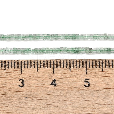 Natural Green Strawberry Quartz Beads Strands G-K399-B02-01-1