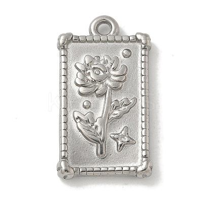 Anti-Tarnish 304 Stainless Steel Pendants STAS-Q334-26P-1