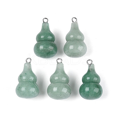 Natural Green Aventurine Pendants G-T144-73G-1