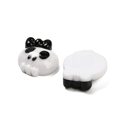 Halloween Opaque Resin Cabochons CRES-I045-01G-02-1