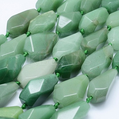 Natural Green Aventurine Beads Strands G-F531-K03-1