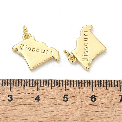 Brass Pendants KK-D229-22V-G-1