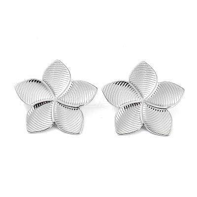 Non-Tarnish 304 Stainless Steel Stud Earrings EJEW-P245-11P-1