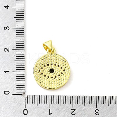 Real 18K Gold Plated Brass Clear Cubic Zirconia Pendants KK-A198-11G-01-1